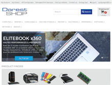 Tablet Screenshot of darestshop.ch